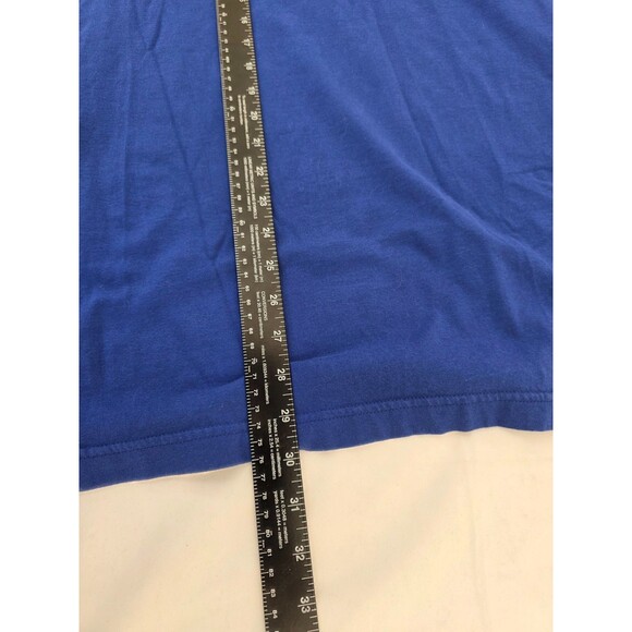 Tommy Hilfiger Men's Blue Embroidered T-Shirt Short Sleeve Flag Logo Size XXL - Picture 6 of 6